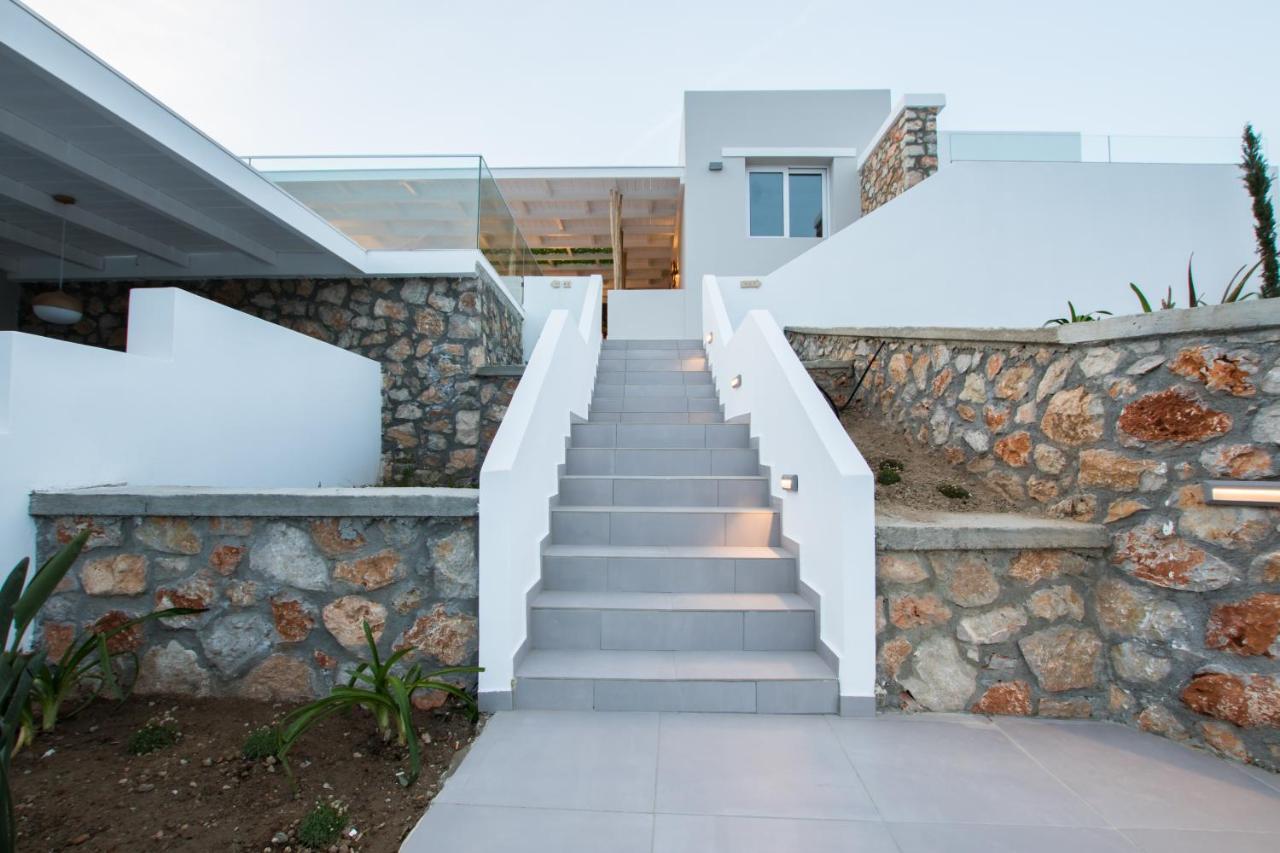 Theros Luxury Villas Damatria Exterior photo